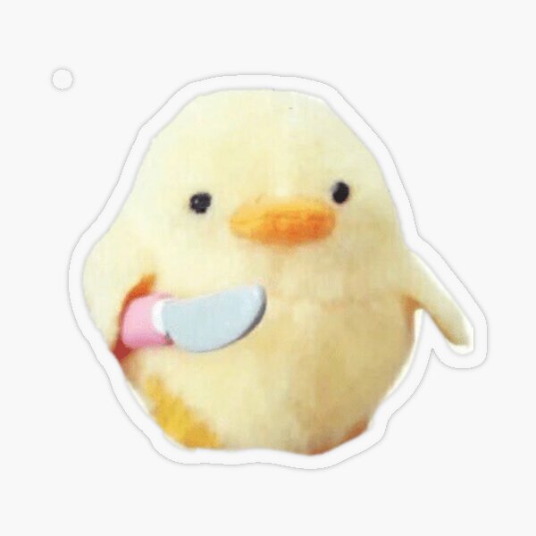 duck sticker Transparent Sticker