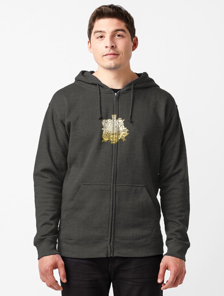 Thumbnail 1 of 5, Zipped Hoodie, Sorcerers Crusade: Nine Traditions: Akashic Brotherhood designed and sold by TheOnyxPath.