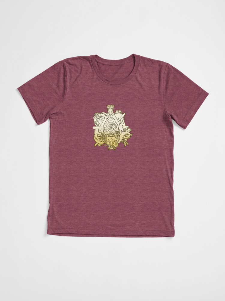 Thumbnail 3 of 7, Tri-blend T-Shirt, Sorcerers Crusade: Nine Traditions: Akashic Brotherhood designed and sold by TheOnyxPath.