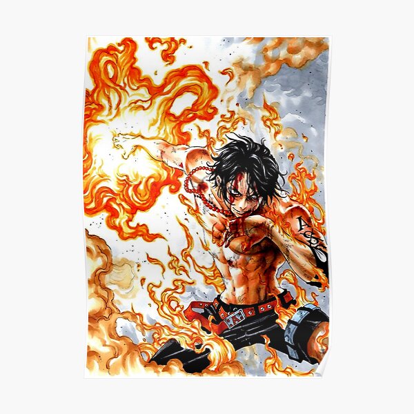 Ace Fire One piece Póster