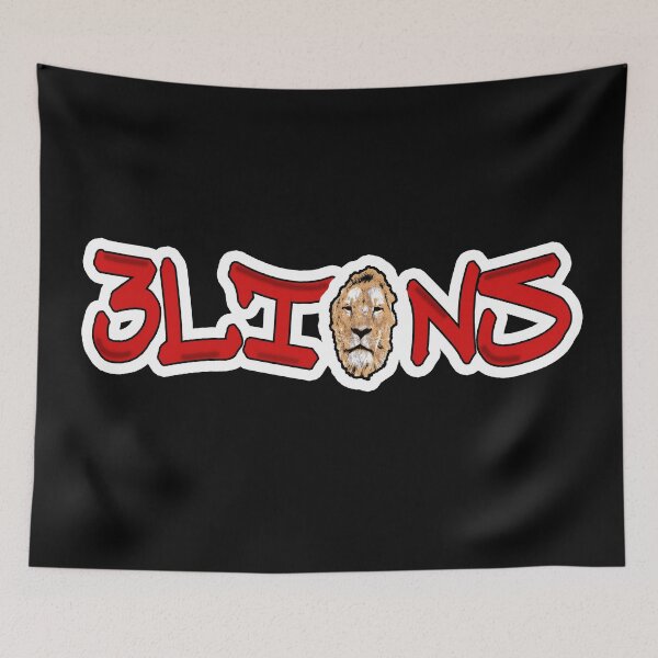 Item preview, 3 Lions Graffiti Style Artwork designed and sold by Leeloks.