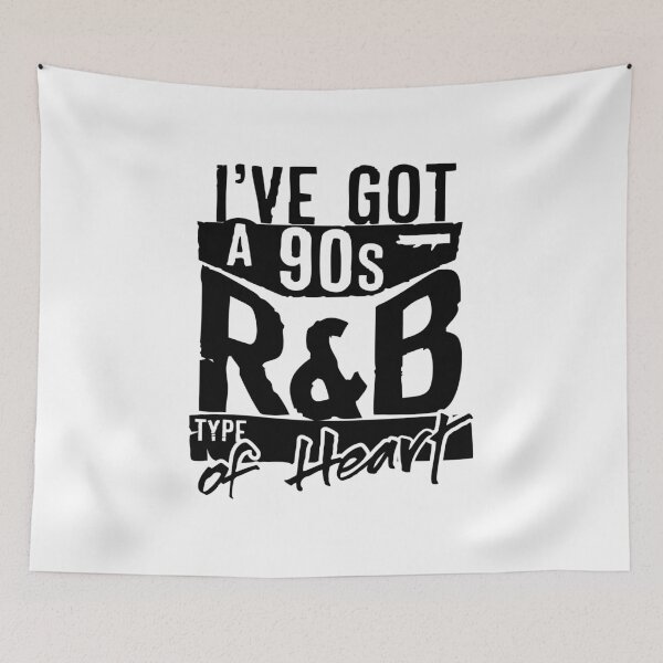Item preview, 90s R&B Throwback 1990s Heart Quote Love Songs Music Vintage  designed and sold by CreatedByHeidi.