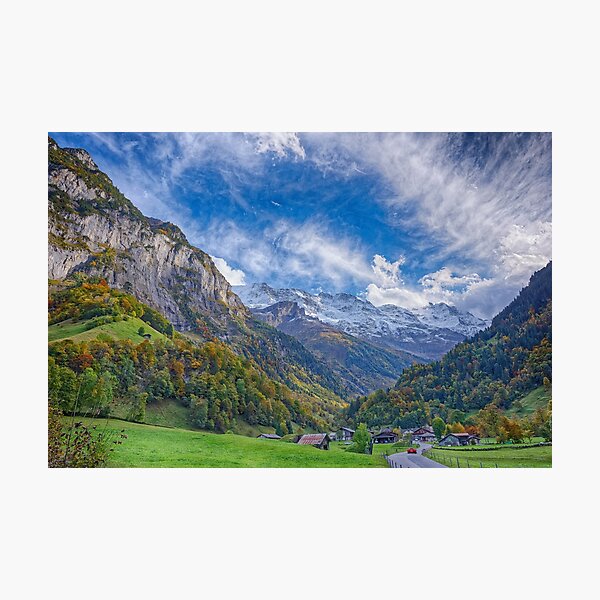 Item preview, Clouds Over Lauterbrunnen Valley, Switzerland designed and sold by Susan Dost.