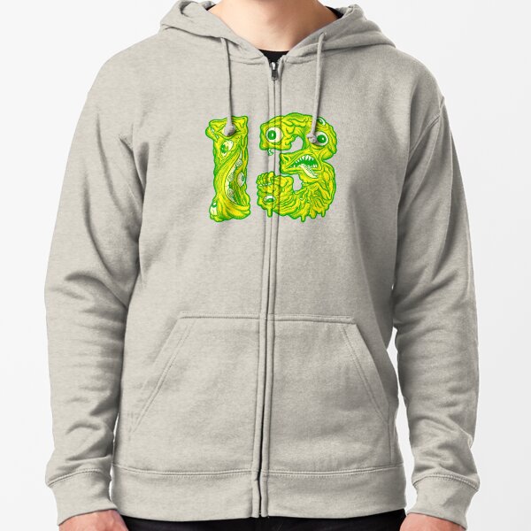ugly 13 Zipped Hoodie