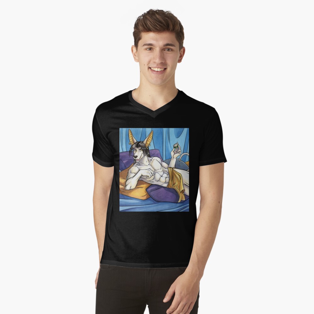 Item preview, V-Neck T-Shirt designed and sold by cybercat.