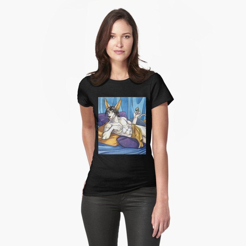 Item preview, Fitted T-Shirt designed and sold by cybercat.