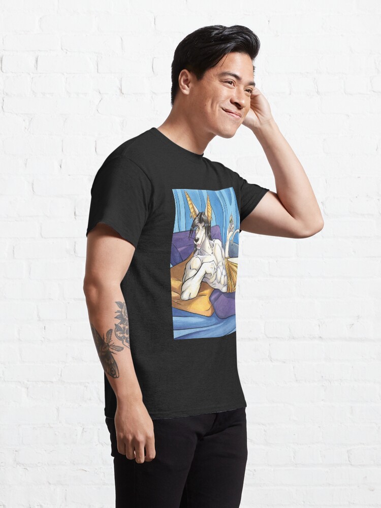 Thumbnail 5 of 7, Classic T-Shirt, Sushi Jackal designed and sold by cybercat.