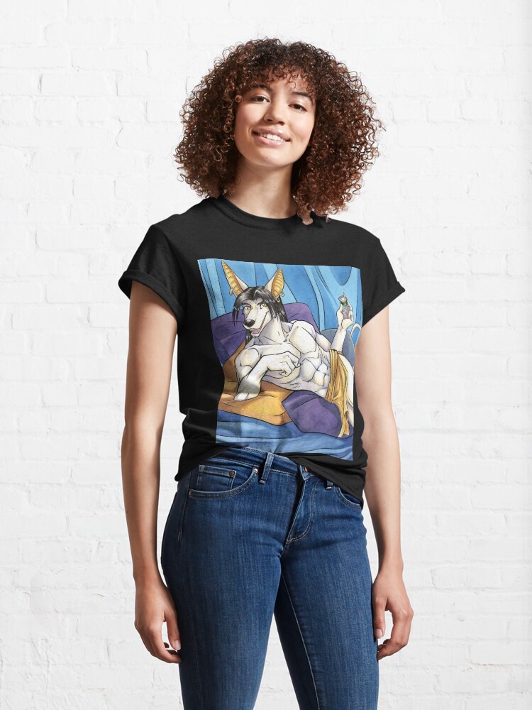 Thumbnail 4 of 7, Classic T-Shirt, Sushi Jackal designed and sold by cybercat.