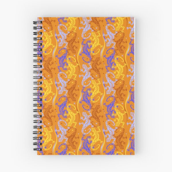 Item preview, Lizards on Indian yellow designed and sold by Irina Ivanova.