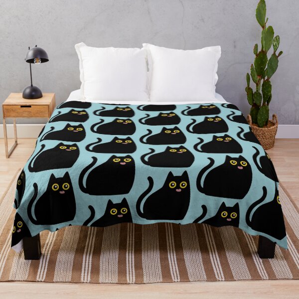 Item preview, Copia de Black cat with tongue out designed and sold by LuchQueen.