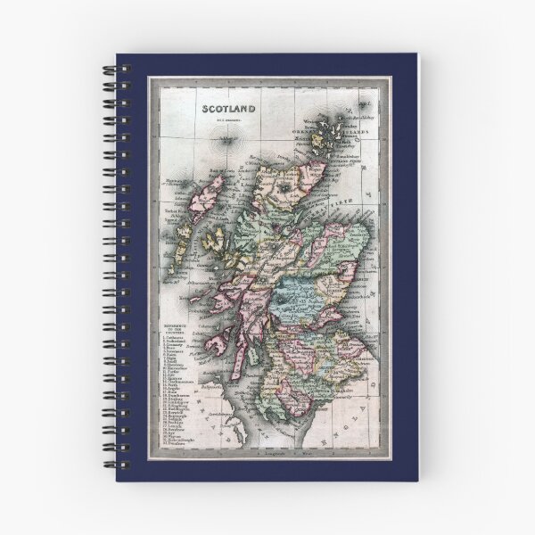 Item preview, Mapa de Escocia de 1835 designed and sold by historicimage.