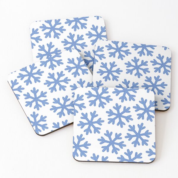 Item preview, Polka Dot Snowflakes designed and sold by Betsy Schrock Studio on Redbubble.