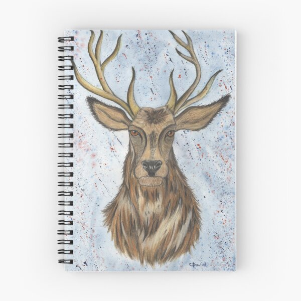 Item preview, Stag Head hand drawn water colours designed and sold by collydavid.