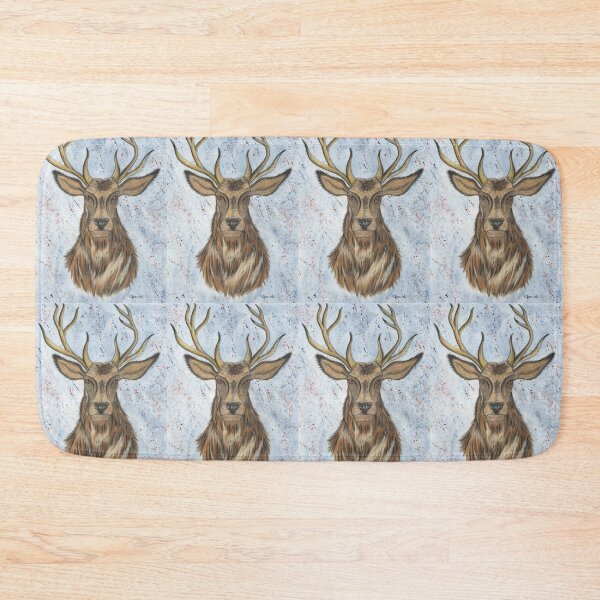 Item preview, Stag Head hand drawn water colours designed and sold by collydavid.