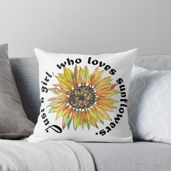 Item preview, Just a girl who loves sunflowers designed and sold by susserain.