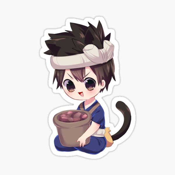 Dr Stone Anime Chrome Sticker For Sale By Syazrock Redbubble