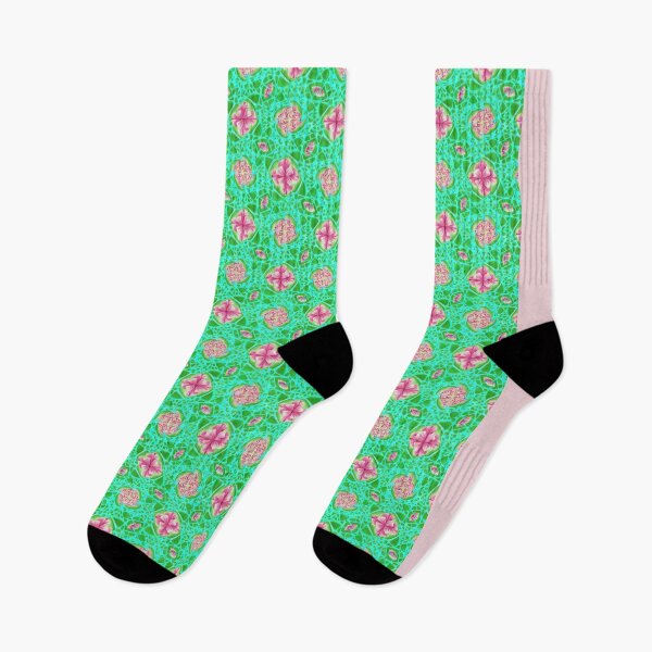 Item preview, "Morel Dilemma" - Mushroom Pattern - Watermelon Edition designed and sold by Squid-ink-art.