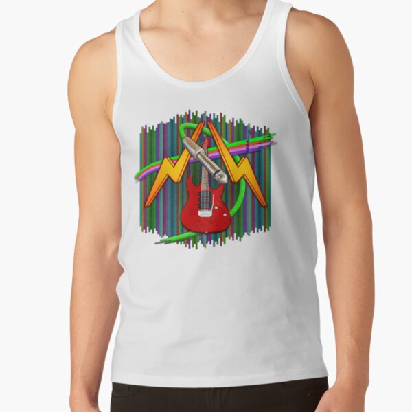 Electric Guitar Plug Mania Tank Top