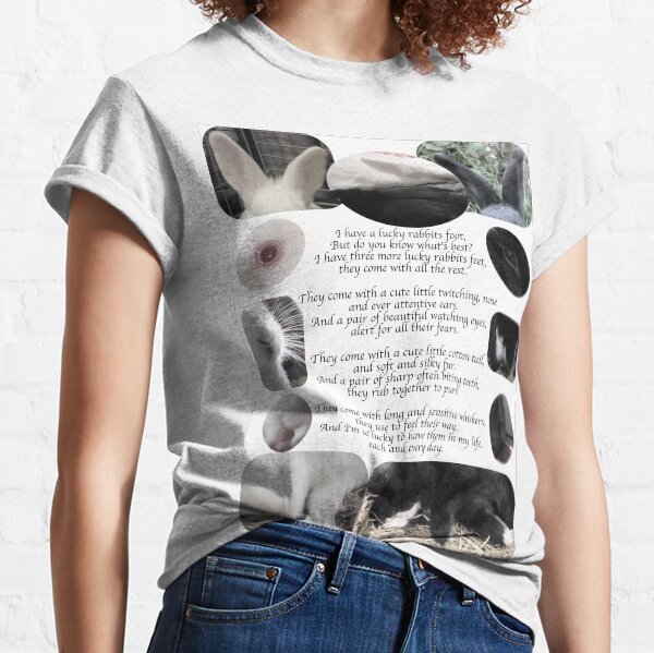 Lucky Rabbits feet Classic T-Shirt