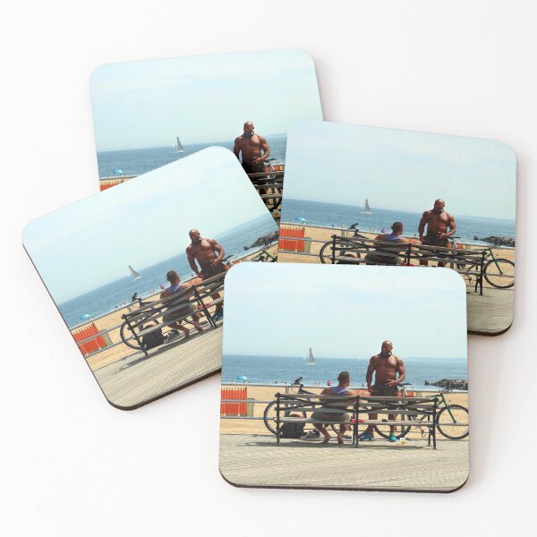 Item preview, Muscle Beach - Coney Island designed and sold by BritishYank.