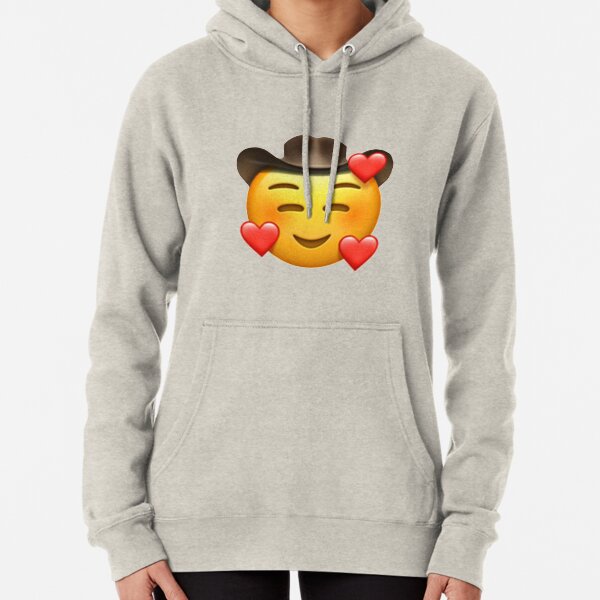 cowboy emoji champion hoodie