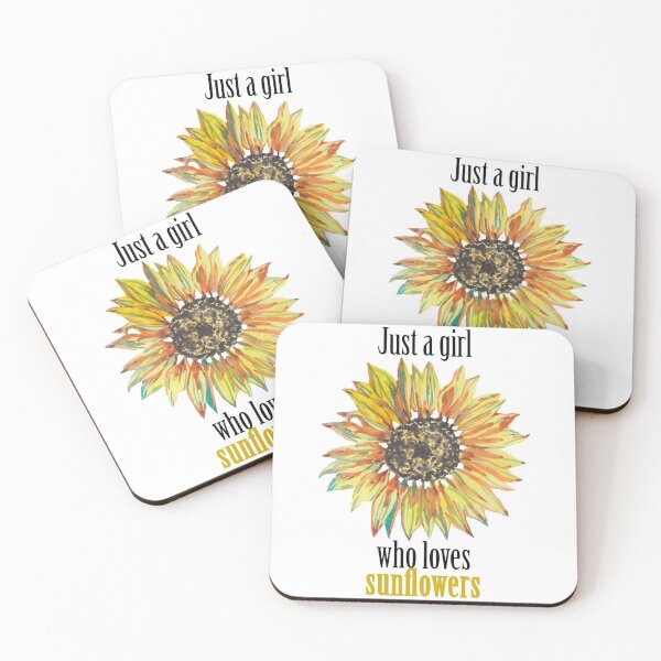 Item preview, Just a girl who loves yellow sunflowers designed and sold by susserain.