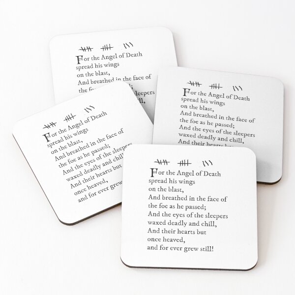 Item preview, Archer - Pam's tattoo  (Lord Byron poem) - black text designed and sold by jandii.