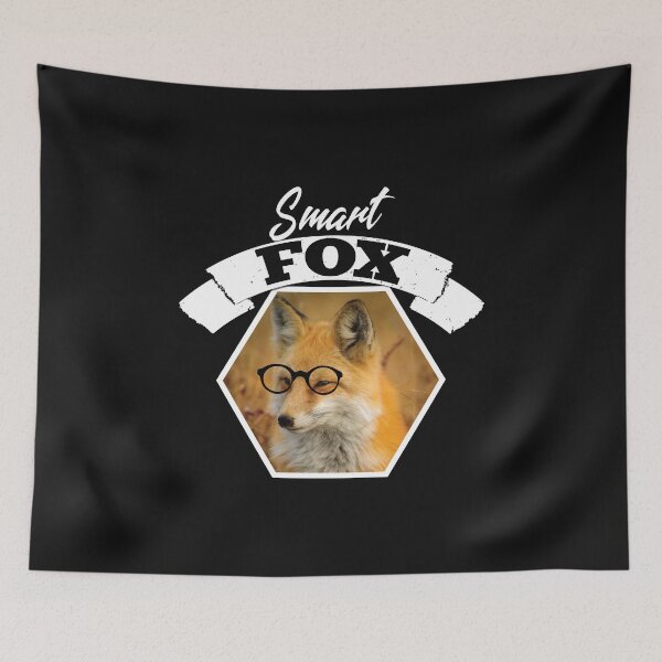 Item preview, The smart fox designed and sold by Cutebutfunny.