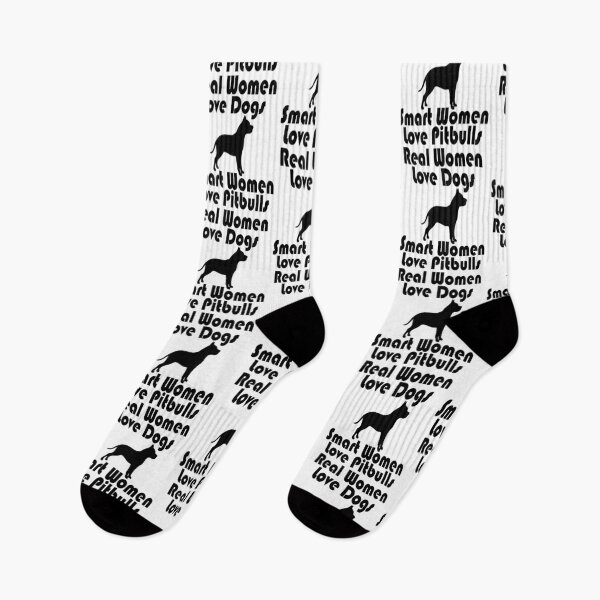 Item preview, Real Women Love Dogs, Smart Women Love Pitbulls - Mother's Day, Christmas And Birthday Gift Ideas For Dog Lovers designed and sold by ASClothDesign.