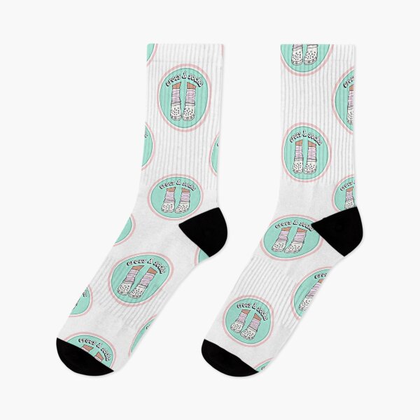Item preview, Crocs and socks sticker designed and sold by BetaniaRivera.