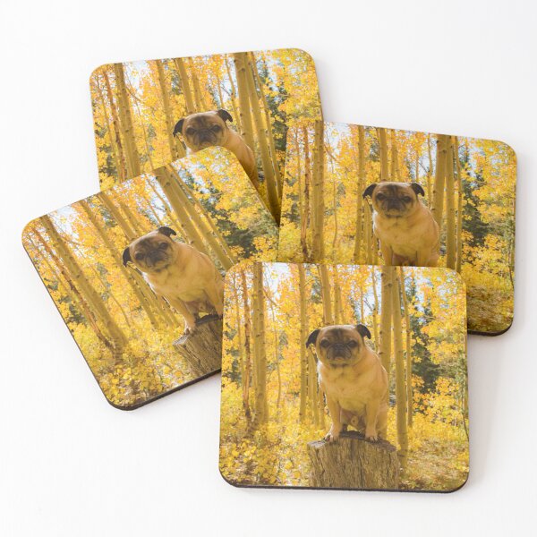 Item preview, Podium Pug in Autumn Aspen Glow designed and sold by pugventurephoto.
