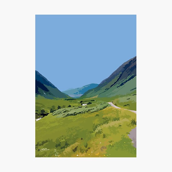 Glen Etive, Scotland Photographic Print