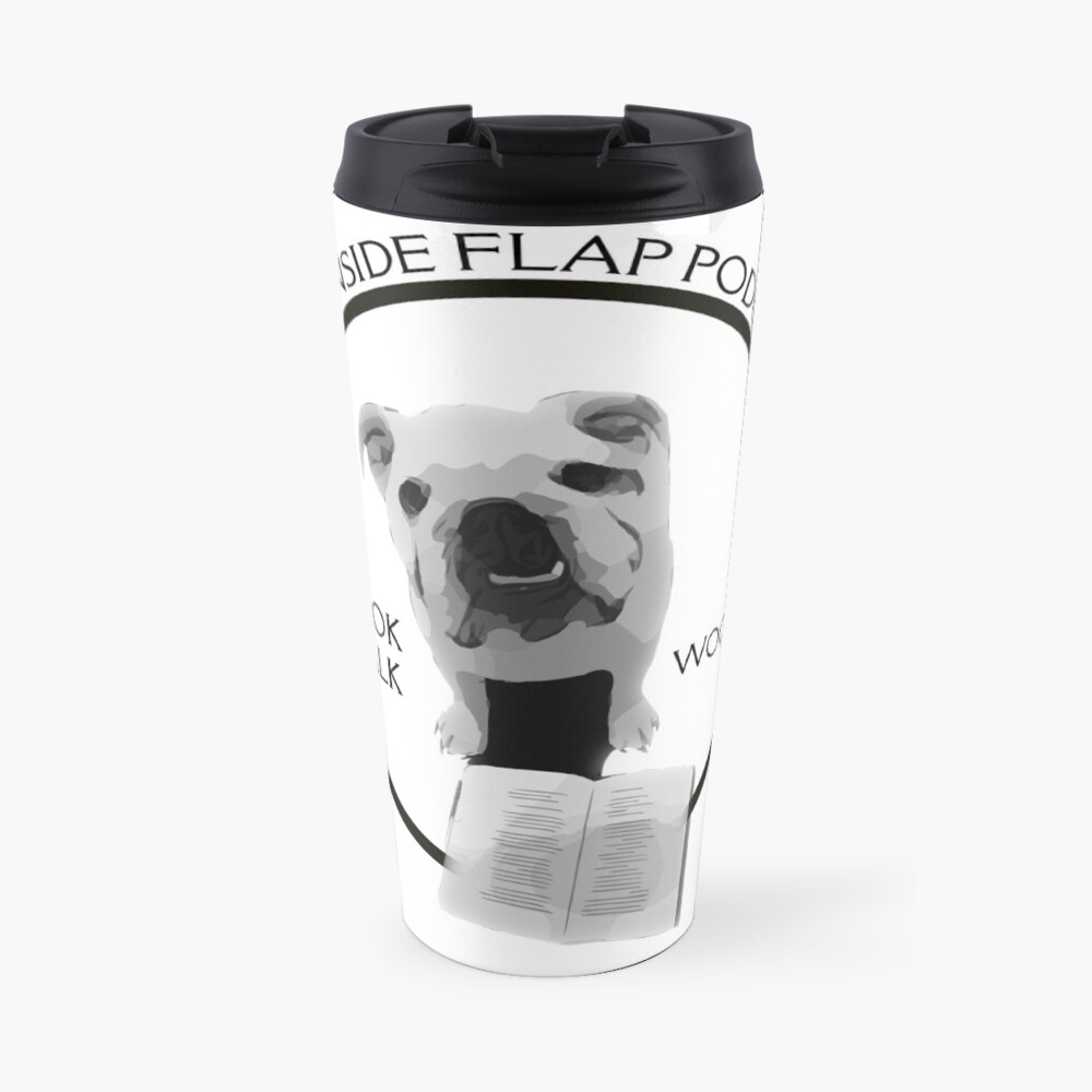 The Inside Flap Podcast Travel Mug