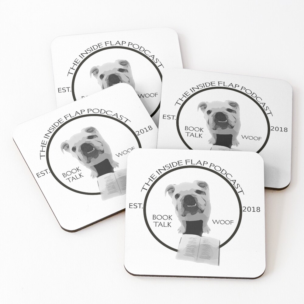 The Inside Flap Podcast Coasters (Set of 4)