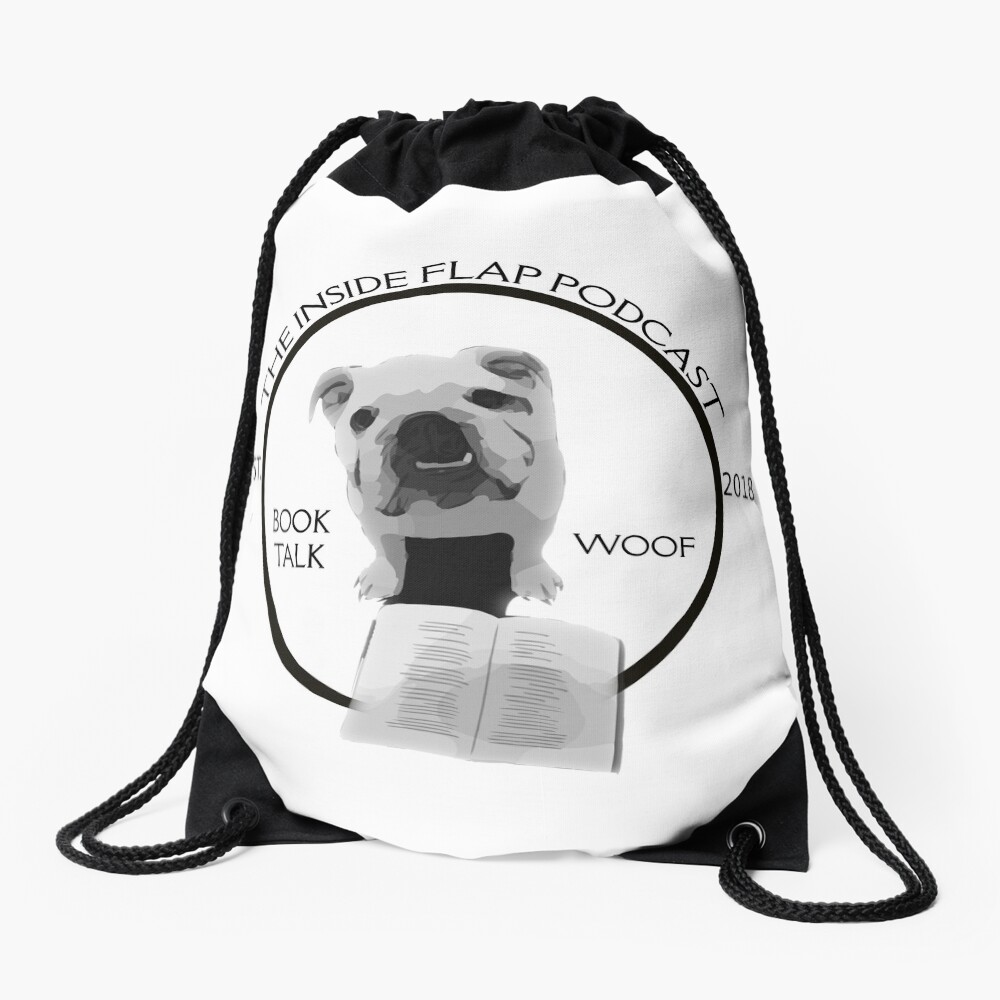 The Inside Flap Podcast Drawstring Bag