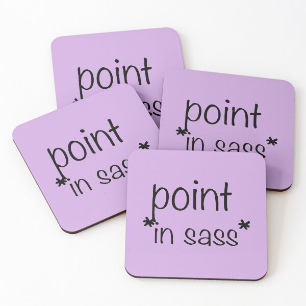 Item preview, point *in sass* designed and sold by debatethewayout.