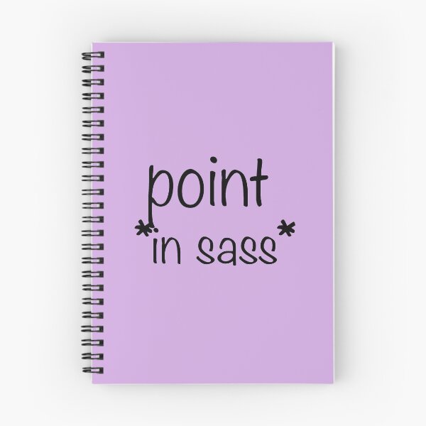 Item preview, point *in sass* designed and sold by debatethewayout.