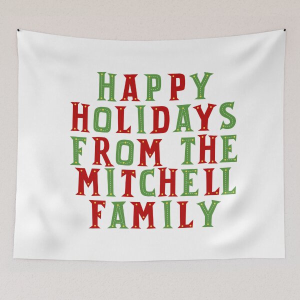 Item preview, Happy holidays from the Mitchell family designed and sold by Urosek.