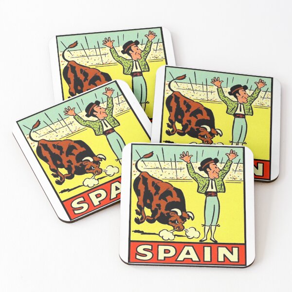 Item preview, Spain Matador Vintage Travel Decal designed and sold by hilda74.