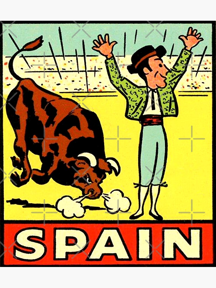 Spain Matador Vintage Travel Decal Sticker