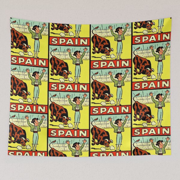 Item preview, Spain Matador Vintage Travel Decal designed and sold by hilda74.