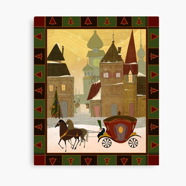Christmas in the Old World Canvas Print