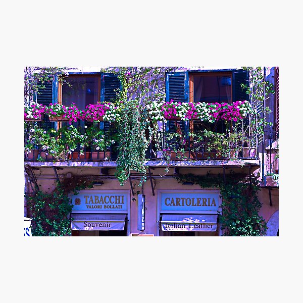 Floral Italy Photographic Print
