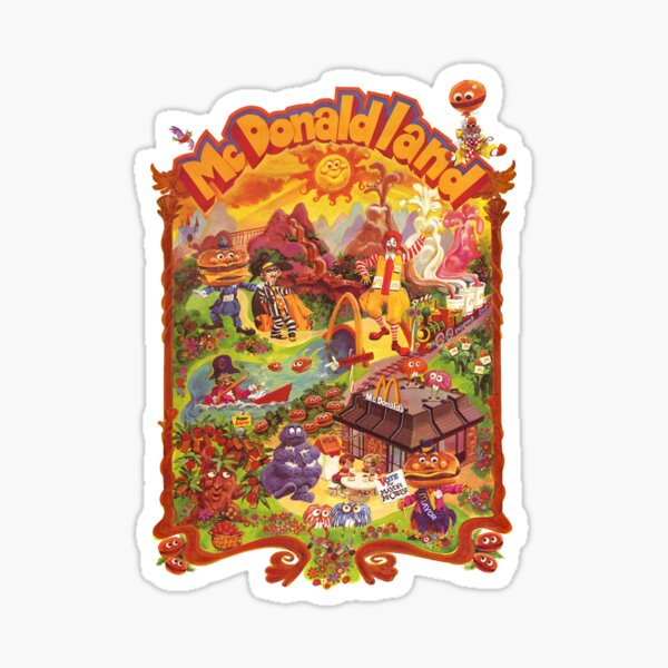 McDonaldland In The 70s! Sticker
