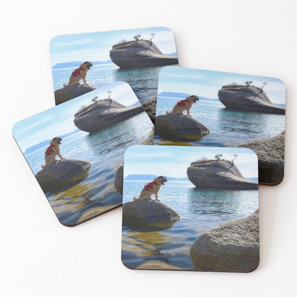 Item preview, Pug Slows Down to Island Time in Tahoe designed and sold by pugventurephoto.