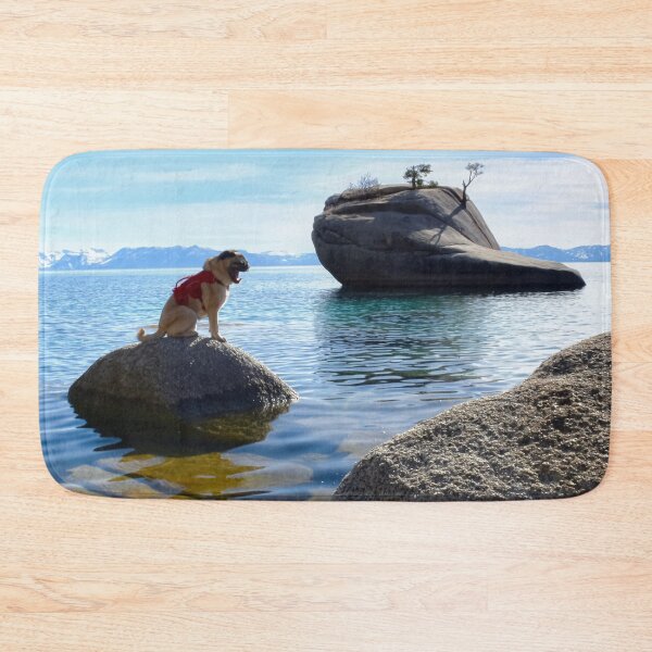 Item preview, Pug Slows Down to Island Time in Tahoe designed and sold by pugventurephoto.