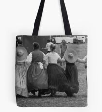 Hoop skirts BW Tote Bag