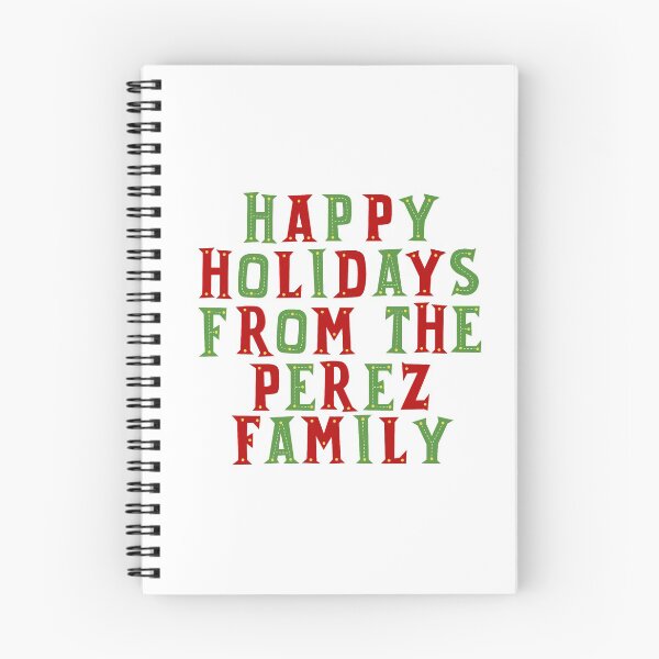 Item preview, Happy holidays from the Perez family designed and sold by Urosek.