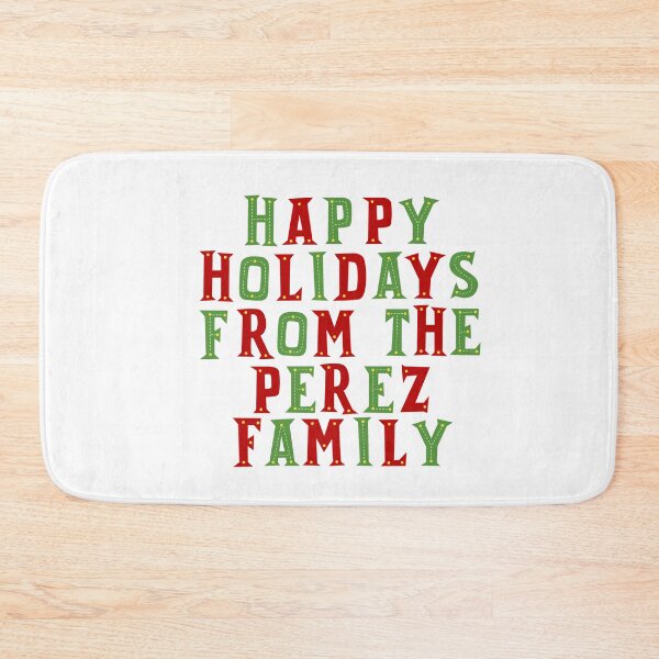 Item preview, Happy holidays from the Perez family designed and sold by Urosek.