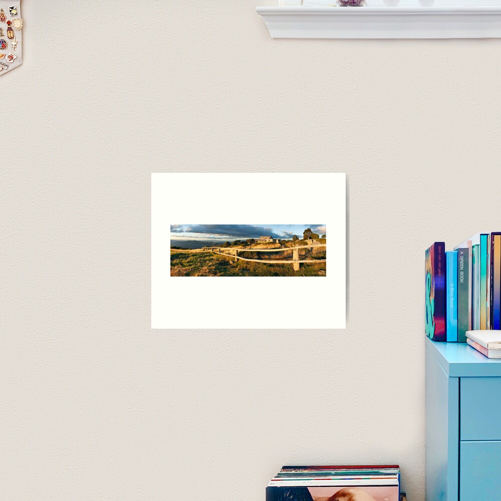 Craig's Hut Autumn Sunset, Australia Art Print